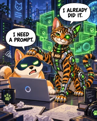 AGI AI NVDA NVIDIA meme: I need a prompt. I already did it.