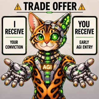 AGI AI NVDA NVIDIA meme: Trade offer: your conviction for early AGI entry