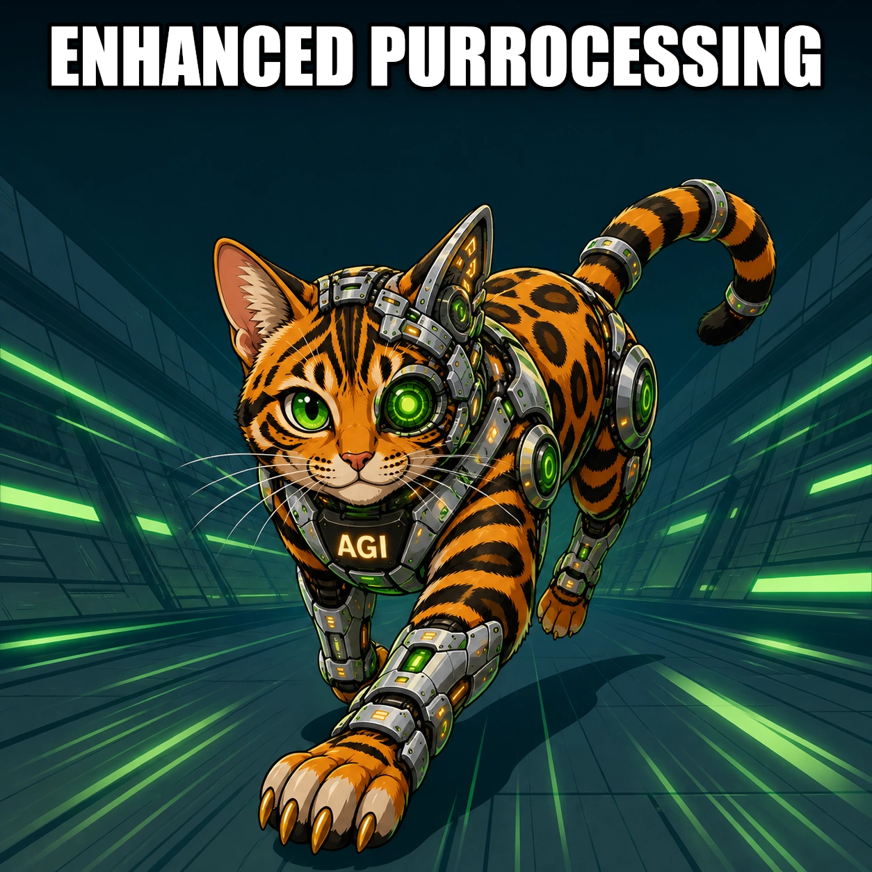 AGI AI NVDA NVIDIA meme: Enhanced purrocessing