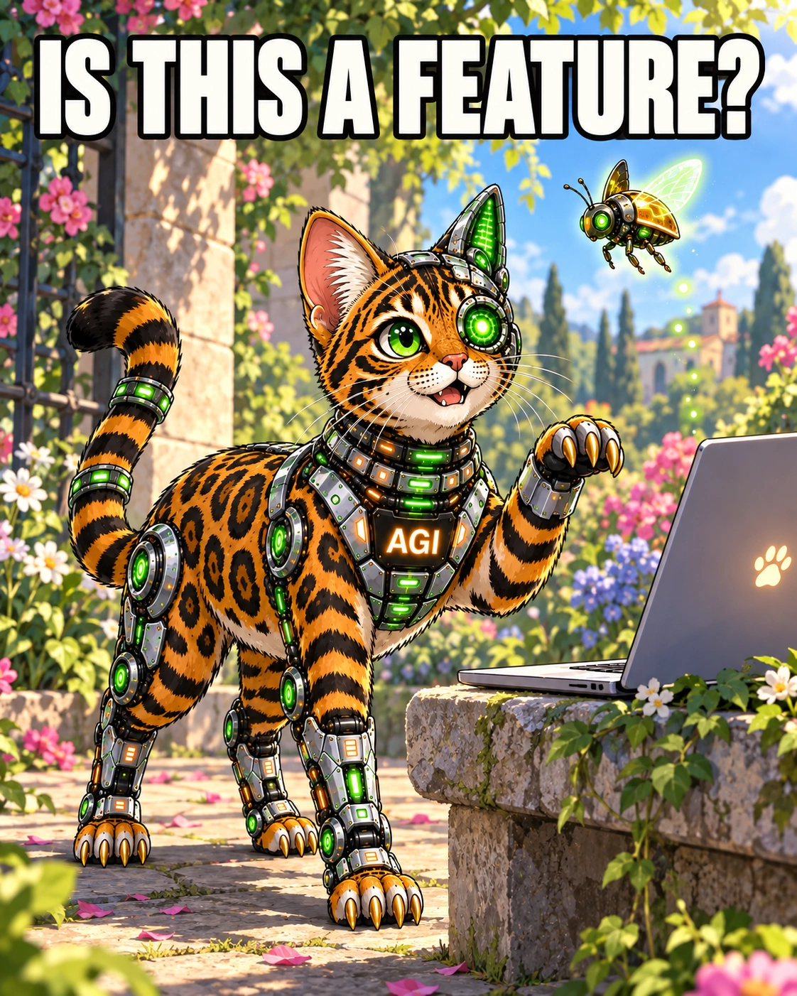 AGI AI NVDA NVIDIA meme: Is this a feature?